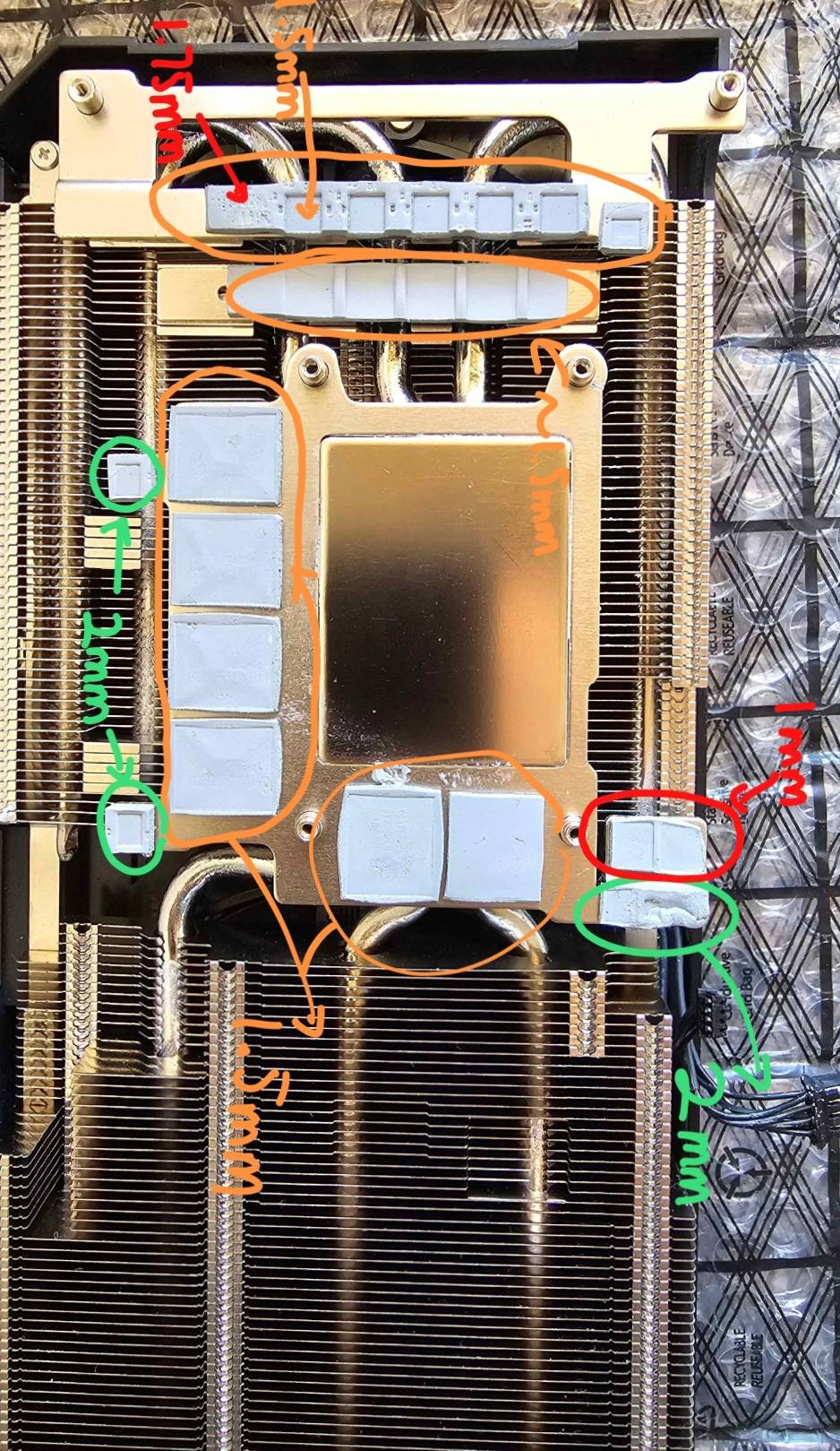 Heatsink PCB view
